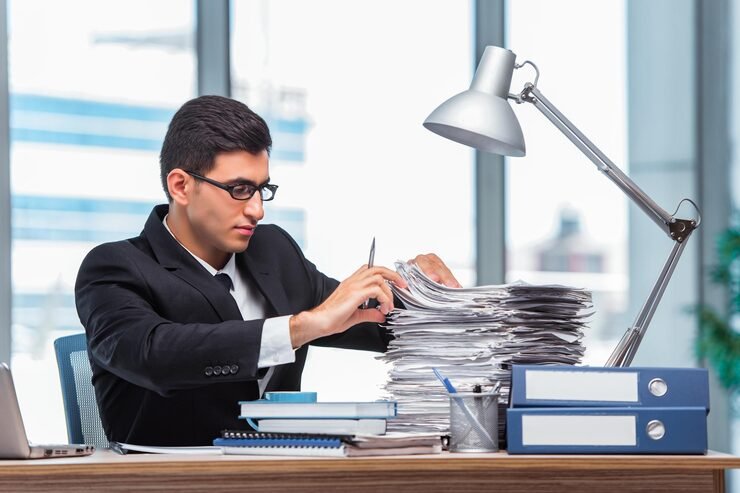 Professional accountant filing VAT returns online for small businesses